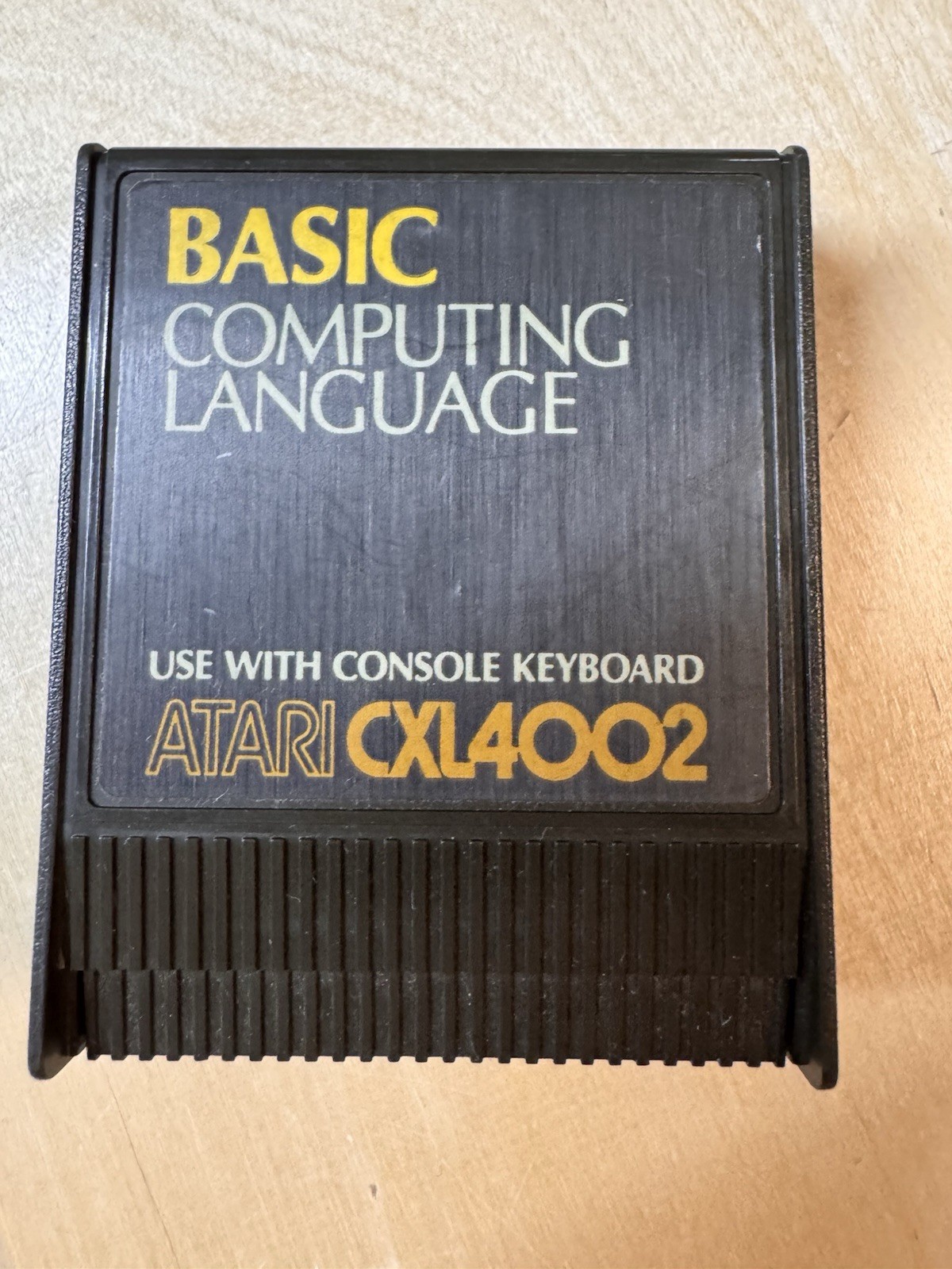 Atari CXL4002 BASIC Computing Language Vinatge Cartridge for 400/800 Console
