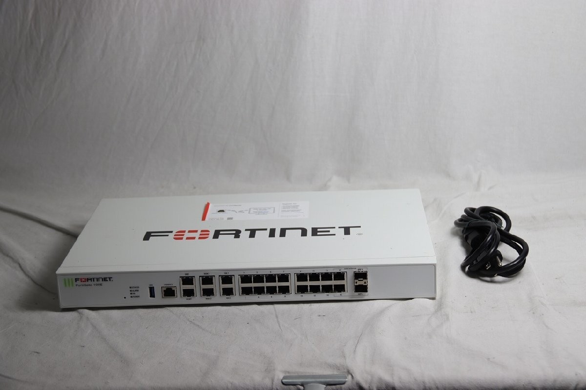 Fortinet FortiGate 100E Firewall UTM Appliance License Expired Power on Only JP