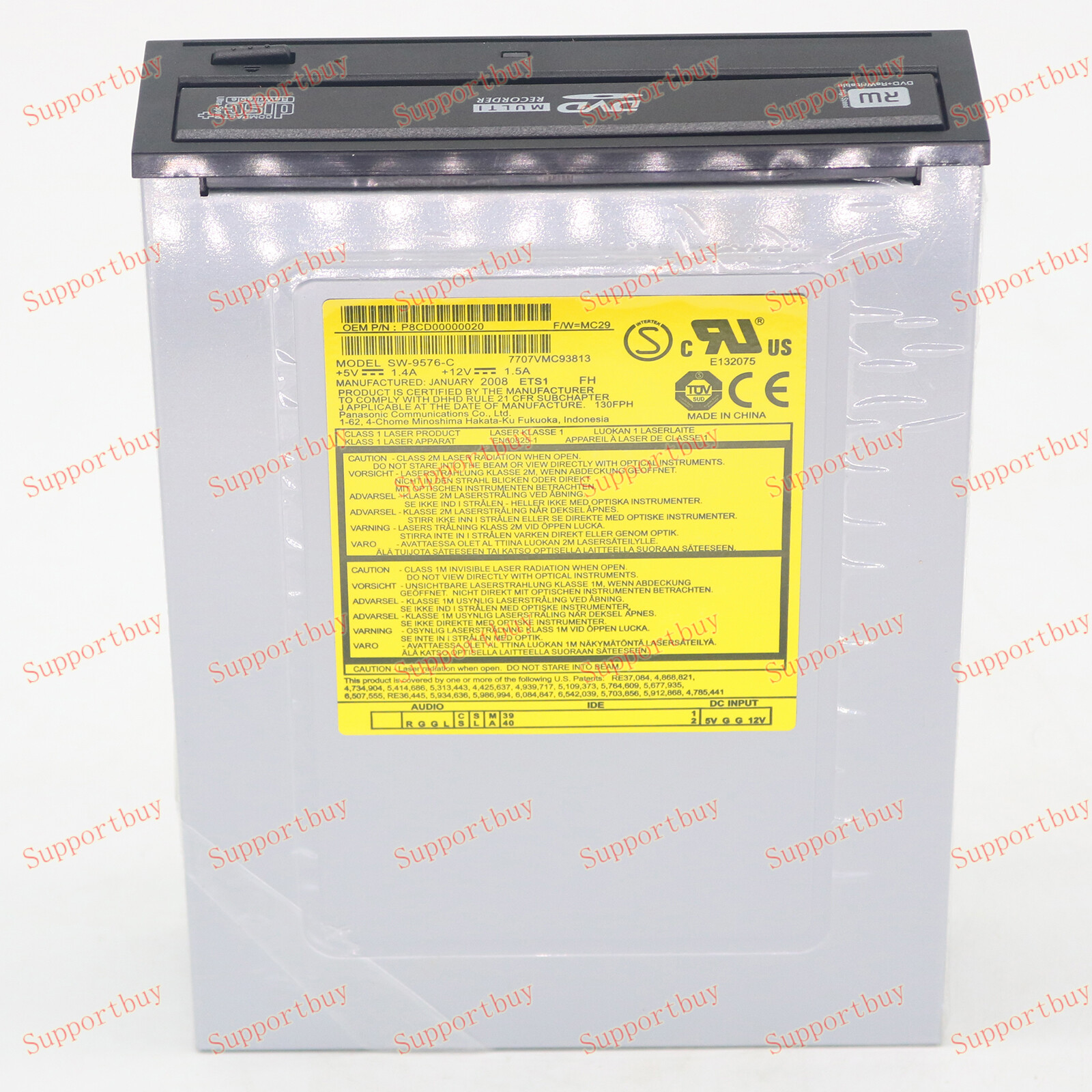 Used SW-9576-C For Panasonic Clip-on DVD-RAM Case DVD Burner 