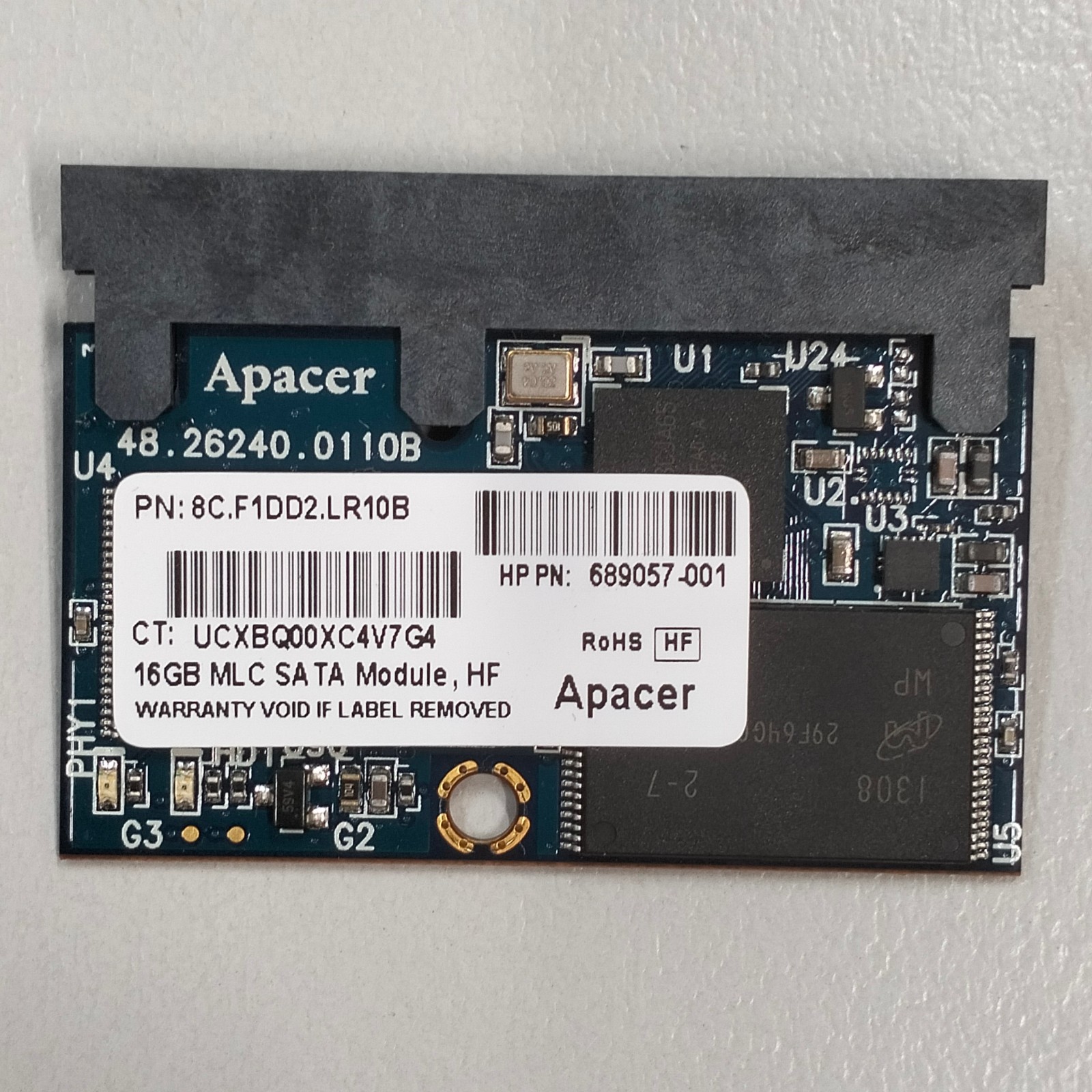 Apacer 16GB SATA MLC SSD Module 8C.F1DD2.LR10B HP ThinClient 689057-001