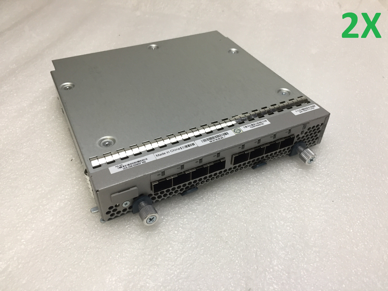 Lot of 2 Cisco UCS-IOM-2208XP V02 8 Port 10GB Fabric Extender Expansion Module