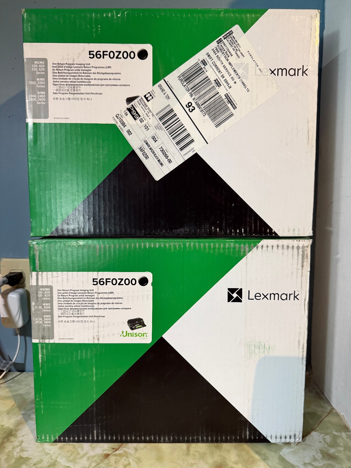 2- Sealed Lexmark 56F0Z00 Black Imaging Kit MS/MX320 420 520 620 M/XM1200 3200