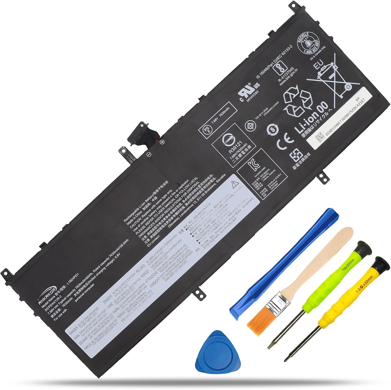 L19C4PD1 L19D4PD1 Laptop Battery Replacement for Lenovo Yoga C640 13IML LTE