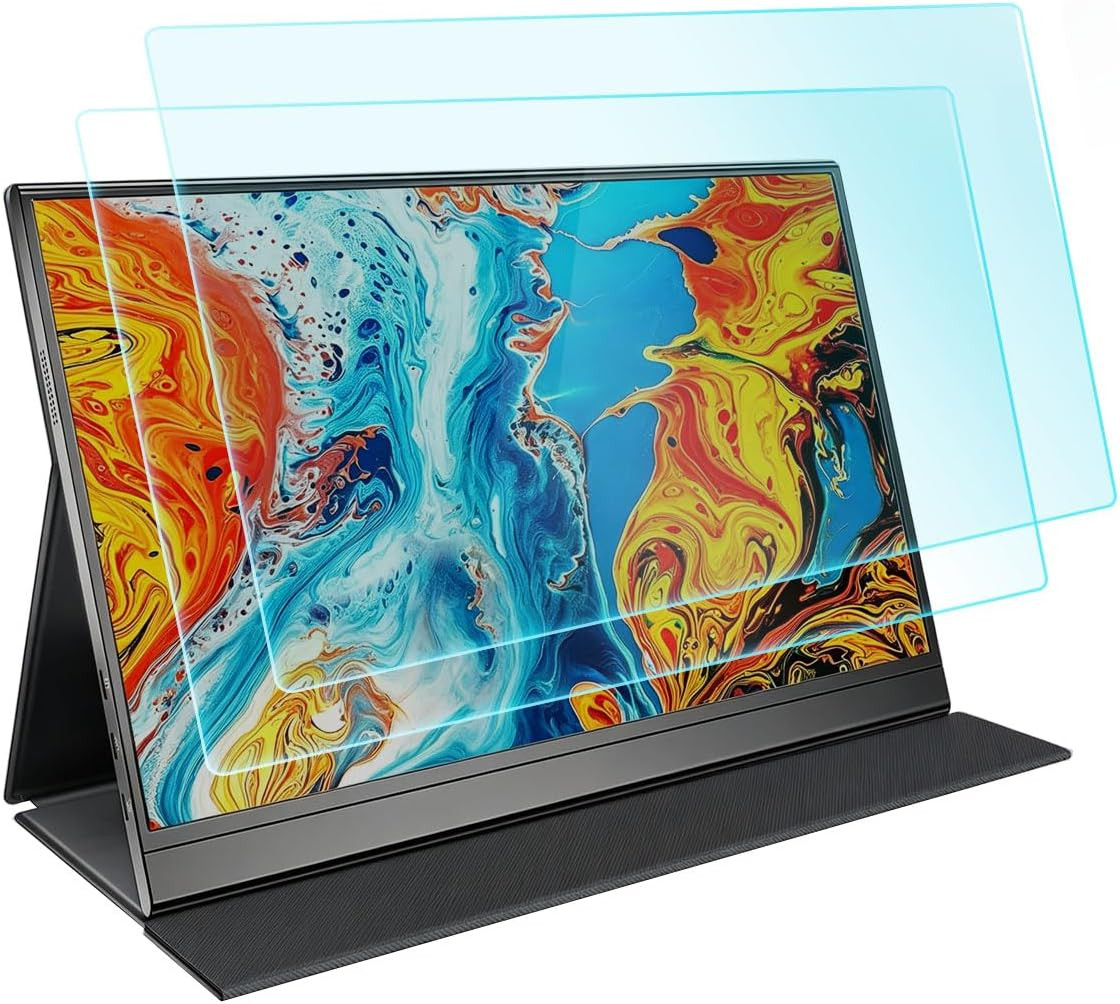 2 Pack 15.6 Inch Portable Monitor Screen Protector for 15.6" 1080P/1920X1080P