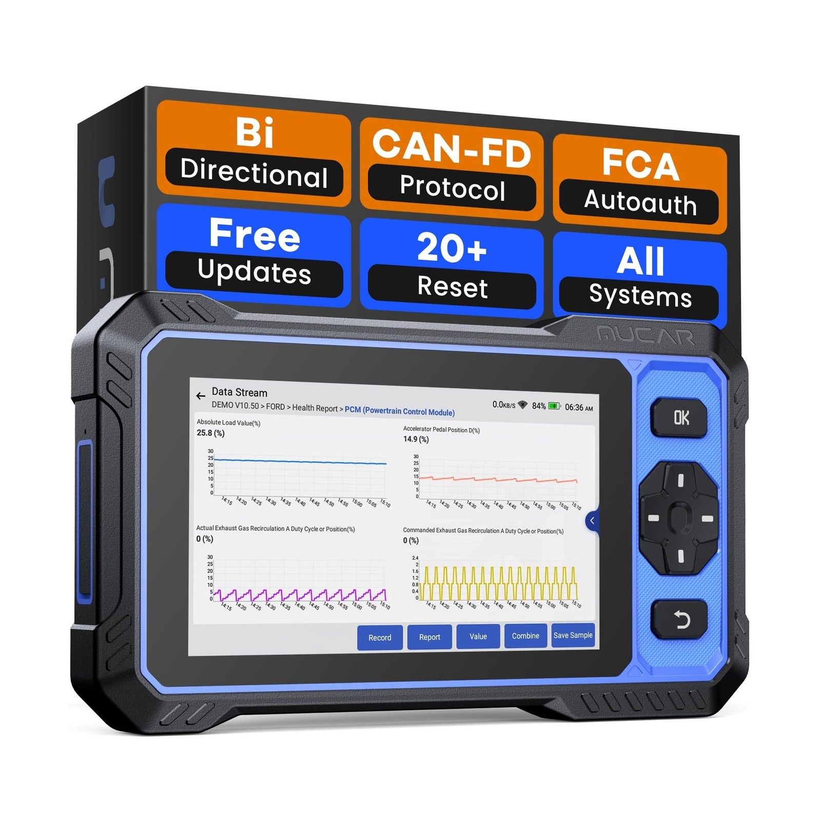 MUCAR 682 AI-Assisted OBD2 Scanner Bidirectional Scan Tool, Scanner for Car A...