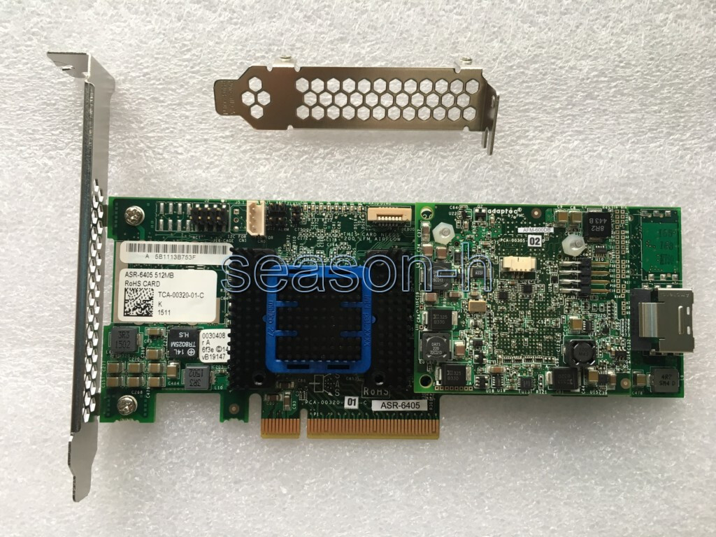 Adaptec ASR-6405 4x SAS/SATA 6G RAID CONTROLLER 512MB PCIe card