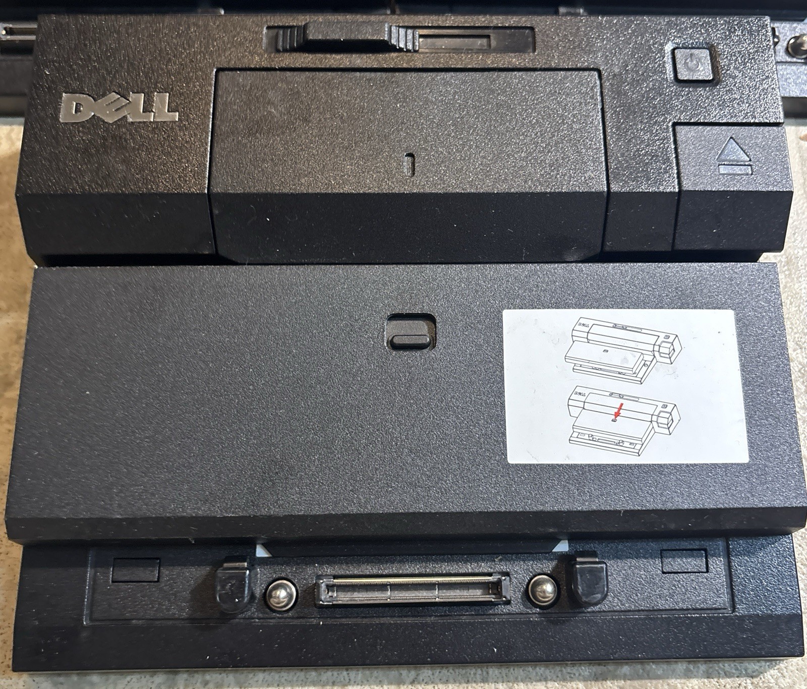 Dell PR03X E-Port II Docking Station USB 3.0 + DVI Cable Untested