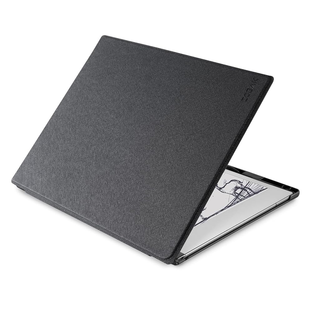 CoBak Case for Remarkable 2 Paper Tablet - Lightweight and Hard Back **Black