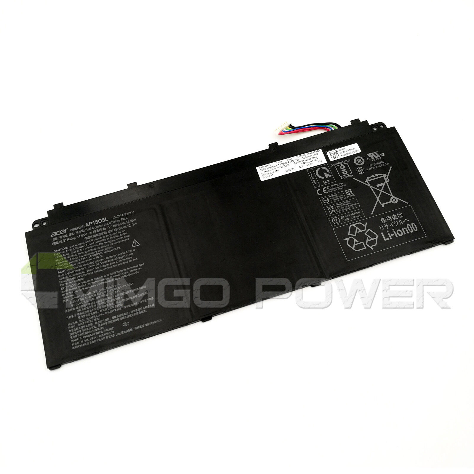 New Genuine AP15O5L OEM Battery for Acer Aspire S13 S5-371 S5-371-56VE AP1503K