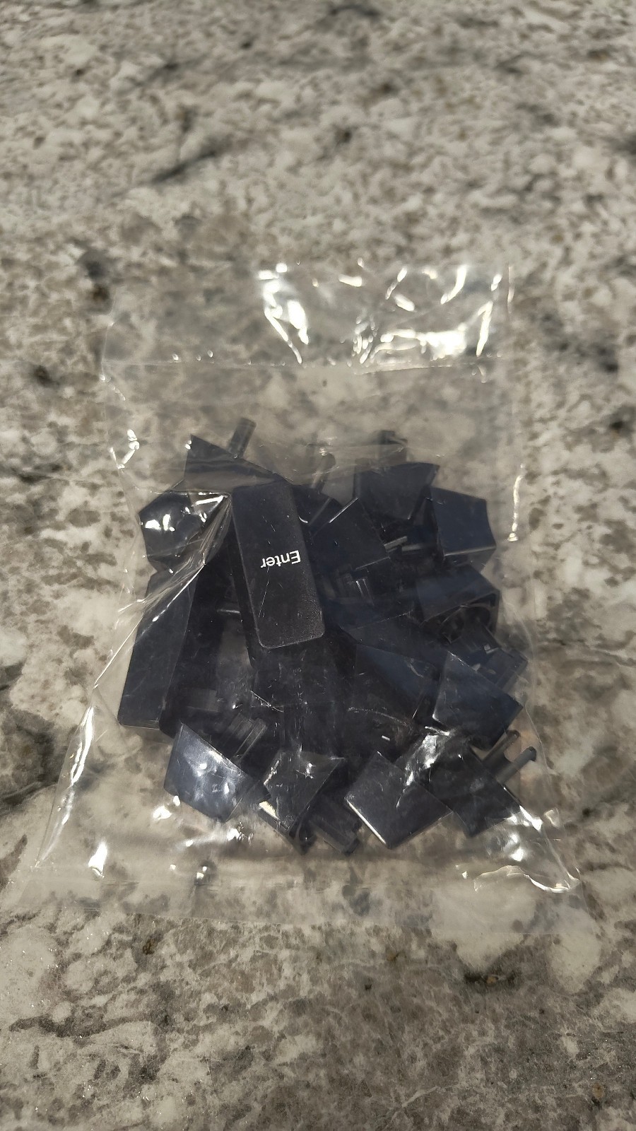 NEW SEALED Unicomp/IBM Model M Rare Black with White Legends 10 Keypad Keycaps