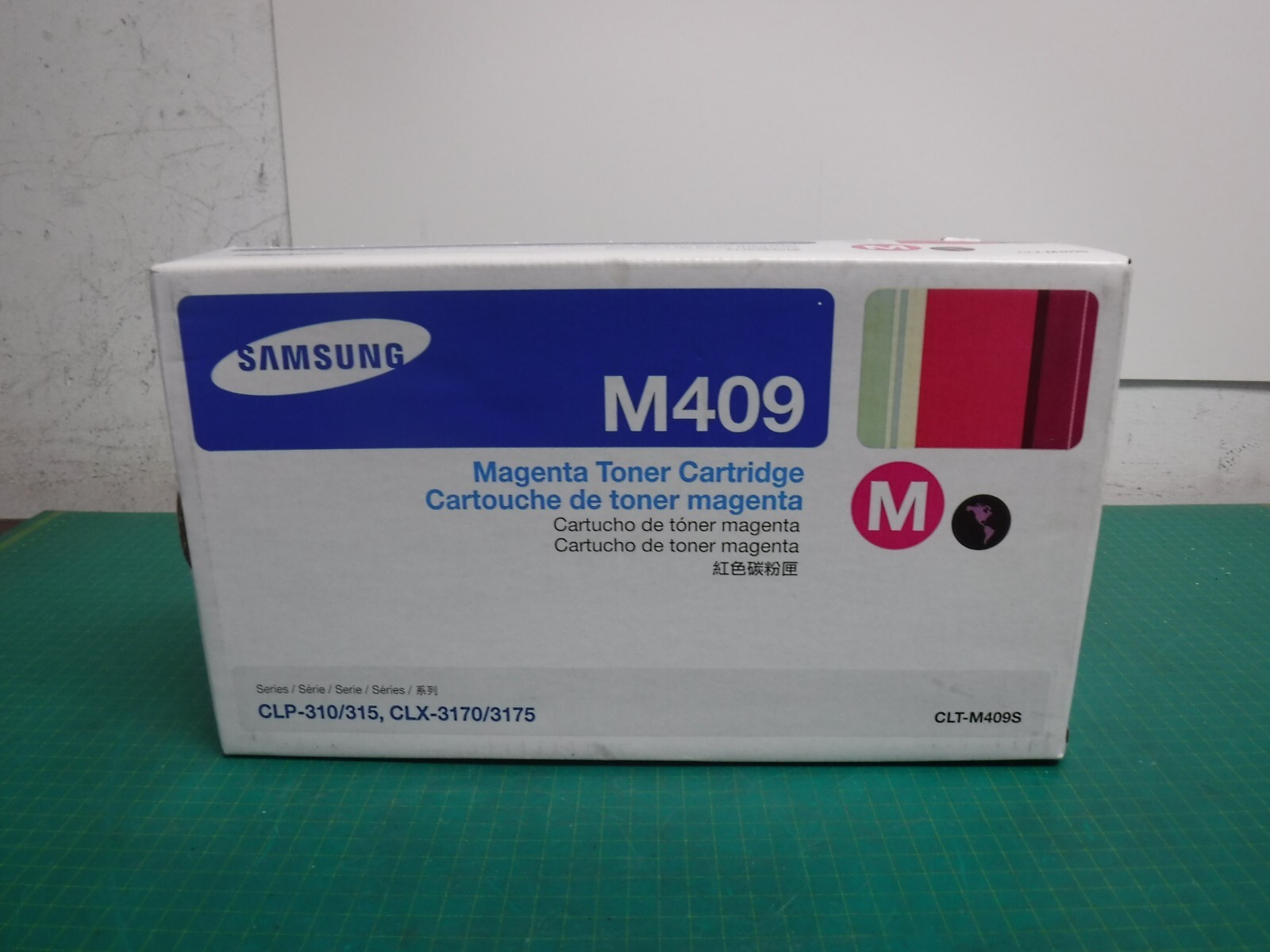 Genuine Samsung M409S CLT-M409S Magenta Toner Cartridge NEW OEM 