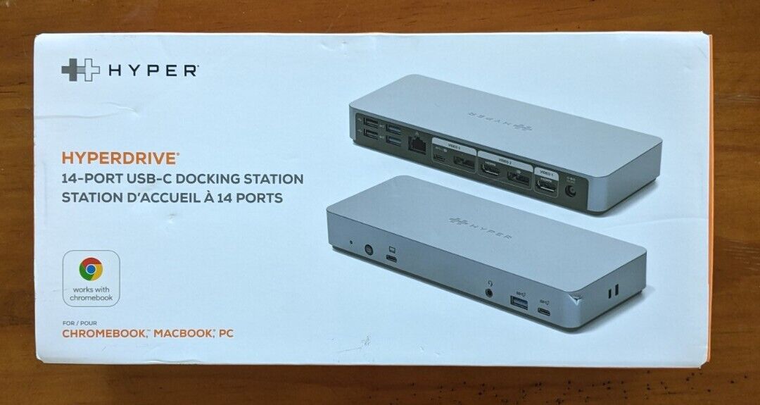 Hyper HyperDrive 14 Port USB-C Docking Station For Mac, PC, Chromebook 
