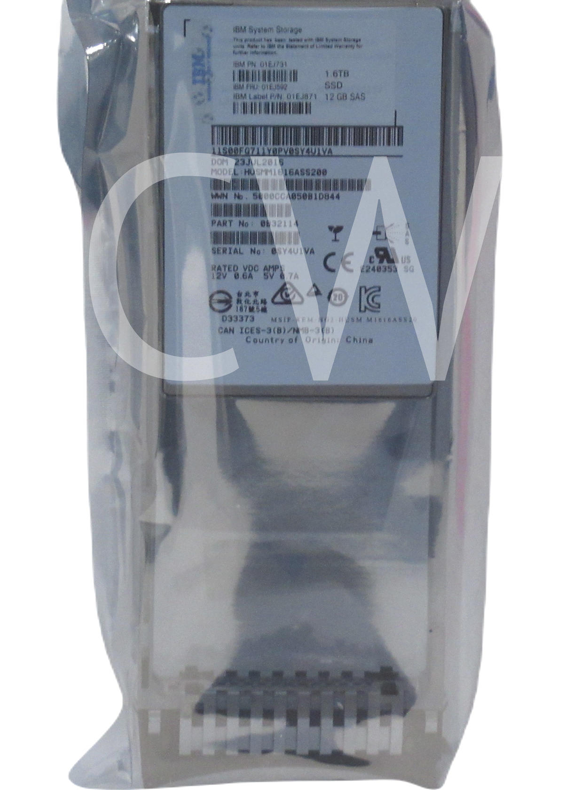 IBM 01EJ592 01EJ731 01EJ871 1.6TB 12Gbps 2.5" SAS V3700 V2