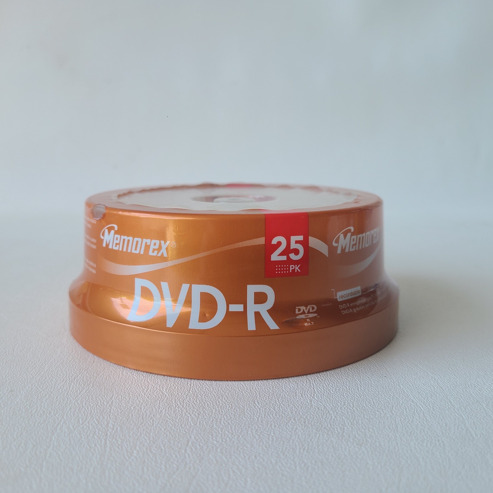 New Memorex DVD-R 25 Pack Spindle 16x 4.7 GB 120 Minute Sealed Recordable