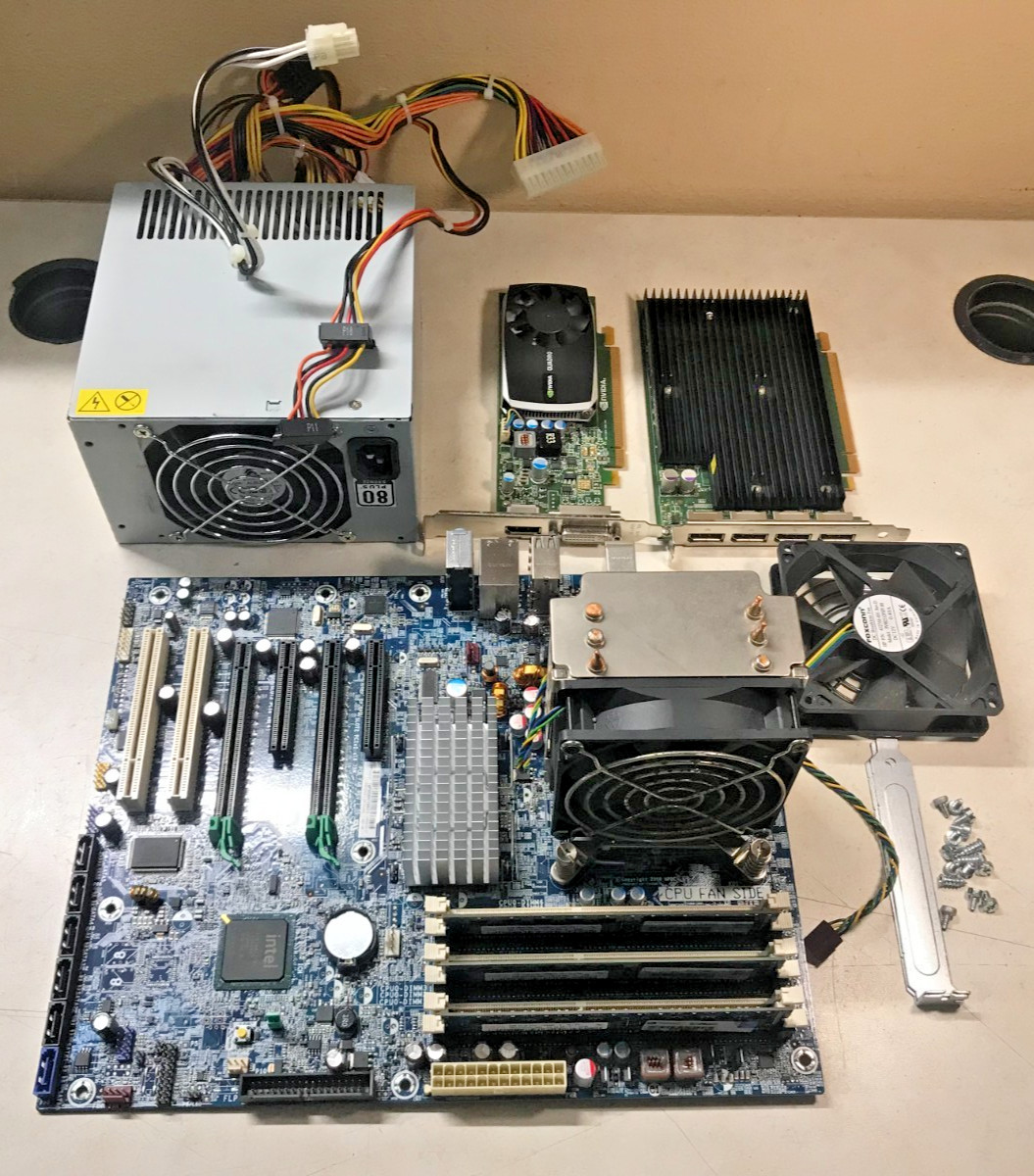 HP Z400 Workstation PC Xeon W3520 @ 2.67GHz 6GB RAM Quadro NVS 450 & 600