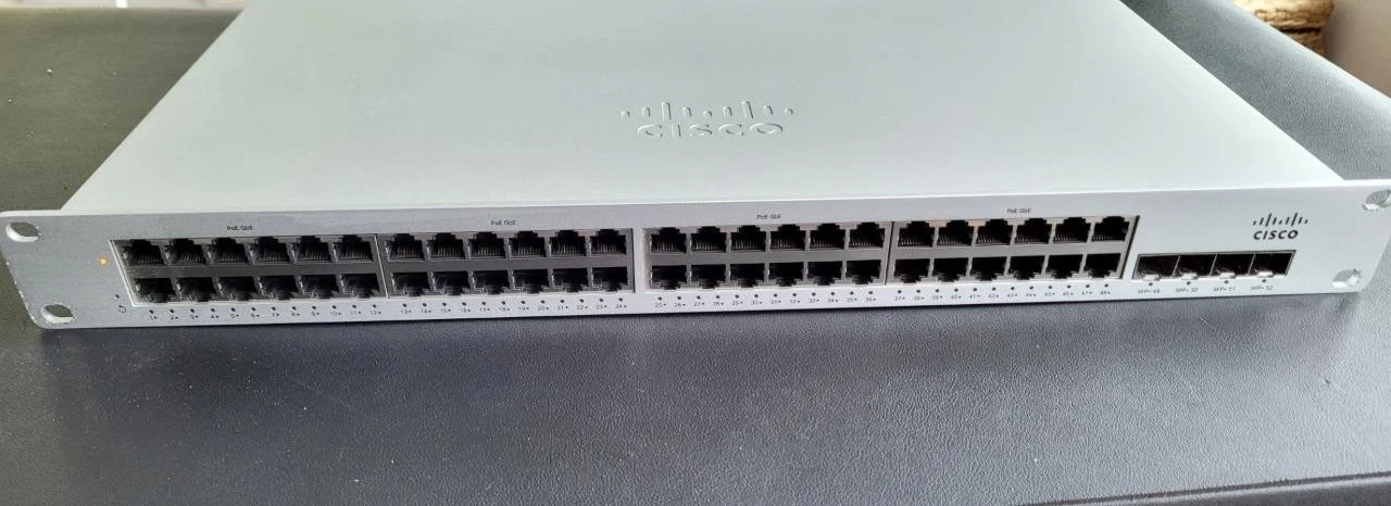 Cisco Meraki MS225-48FP-HW 48-Port PoE Ethernet Switch Unclaimed