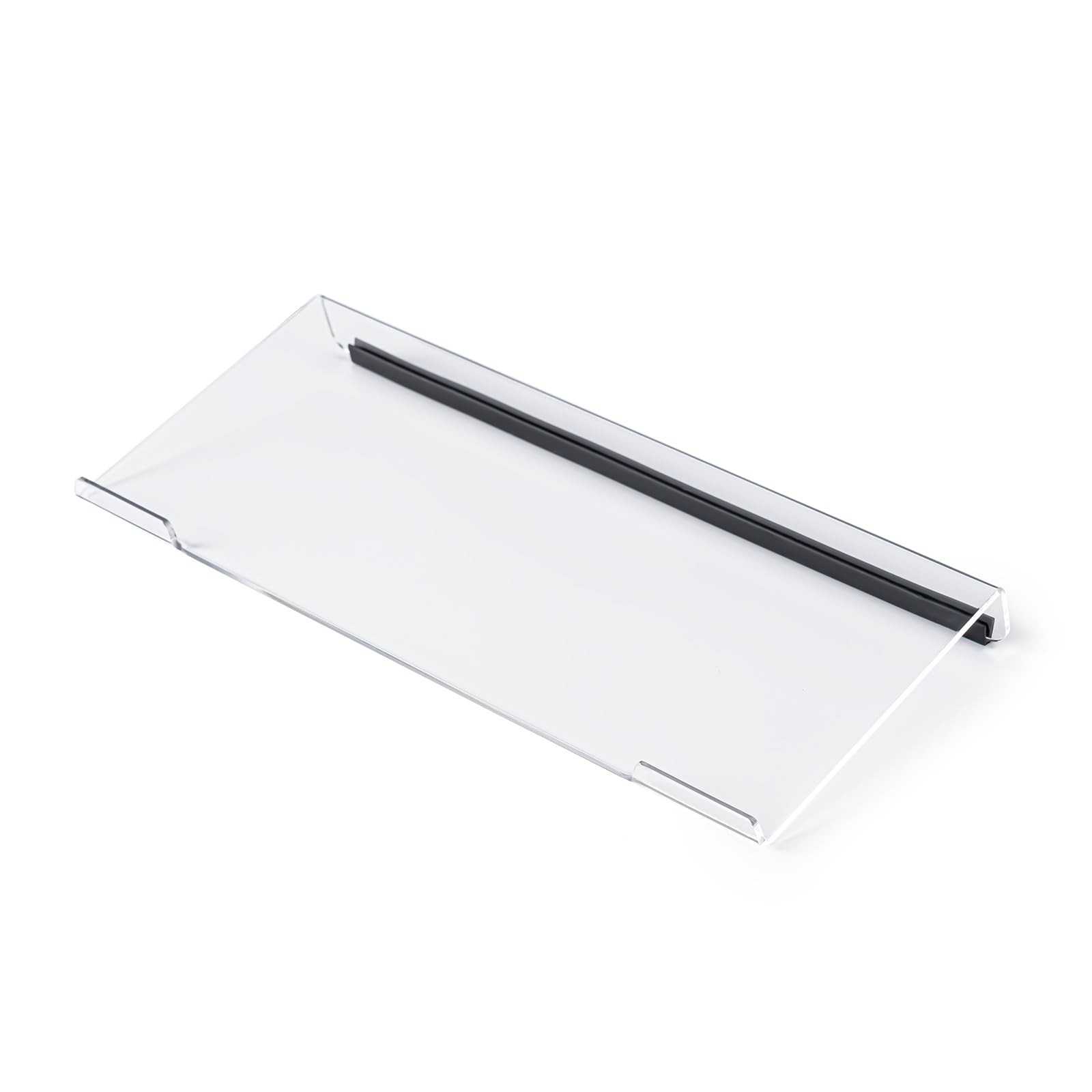 Clear Acrylic Keyboard Holder for Ergonomic Typing - 11.8 x 5.1 x 1.3 inches
