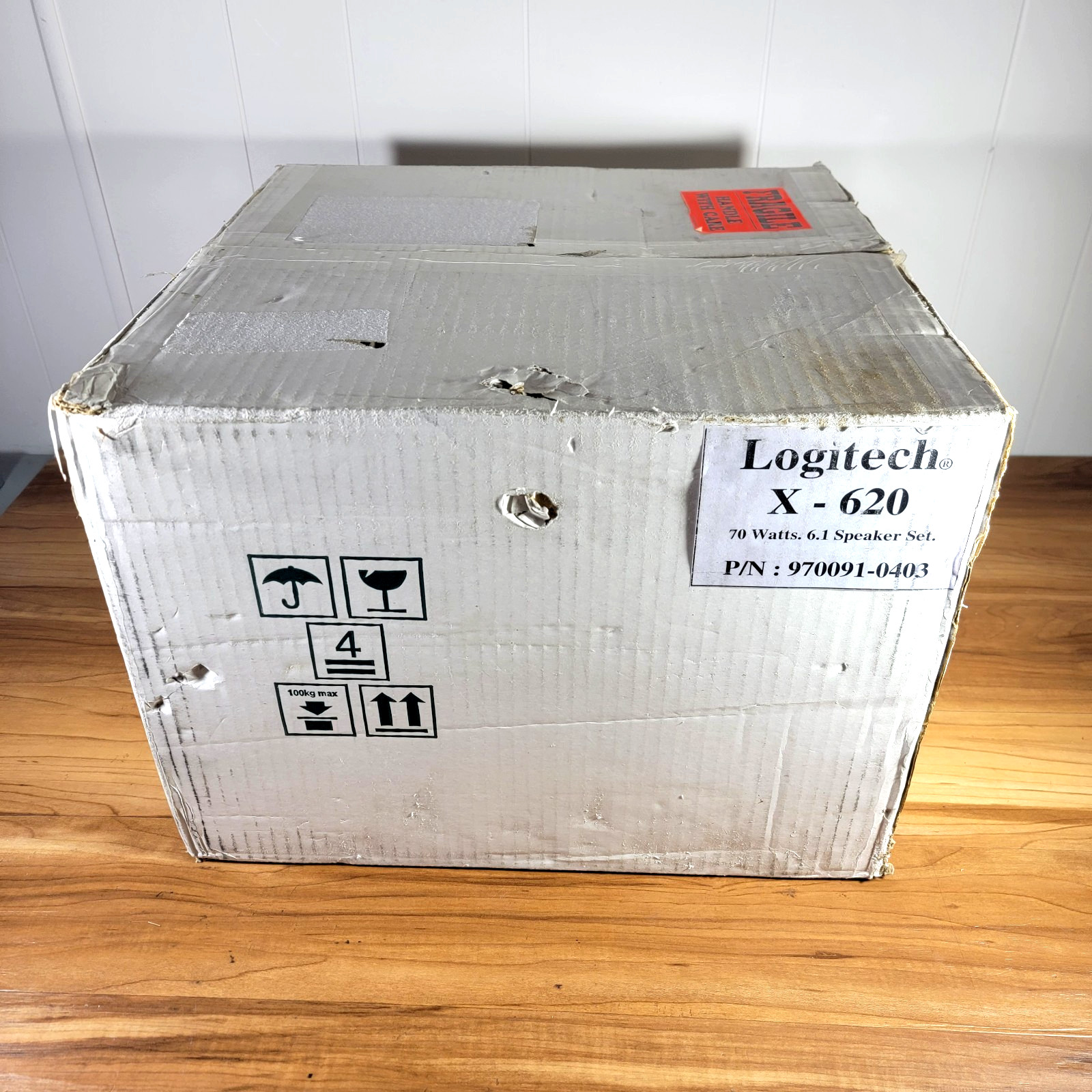Logitech X-620 6.1 Surround Sound Speaker Audio System New in Original Box