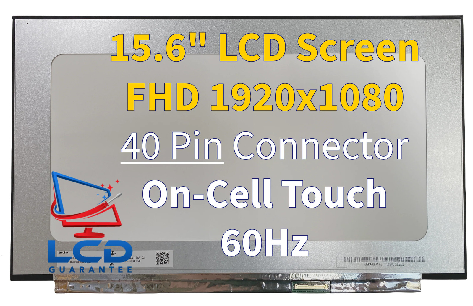 Acer KL.1560D.050 15.6" FHD 60Hz On-Cell Touch Laptop LCD Screen