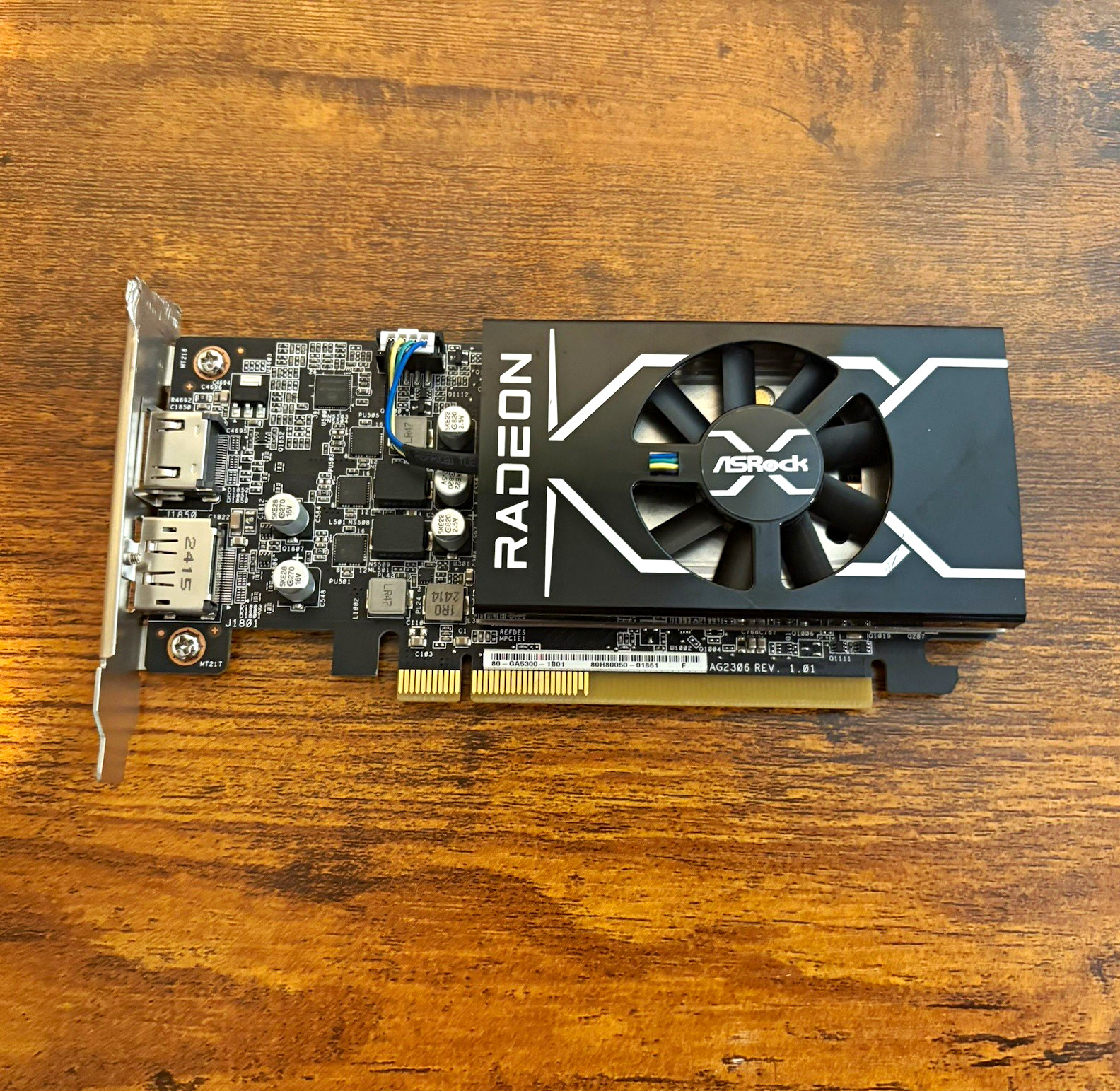 ASRock AMD Radeon RX 6400 Low Profile 4GB GDDR6 Graphics Card (Modified Bracket)