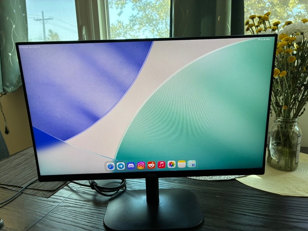 AOC 24” Monitor, 24b2h2 , 1ms 100 Hz. IPS display (USED, WORKING)