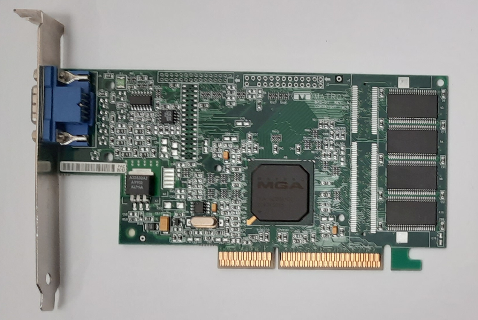 Matrox Millennium G200A AGP Graphics Card (G2/MECOA8B/20D, 8MB, Retro, 1999)