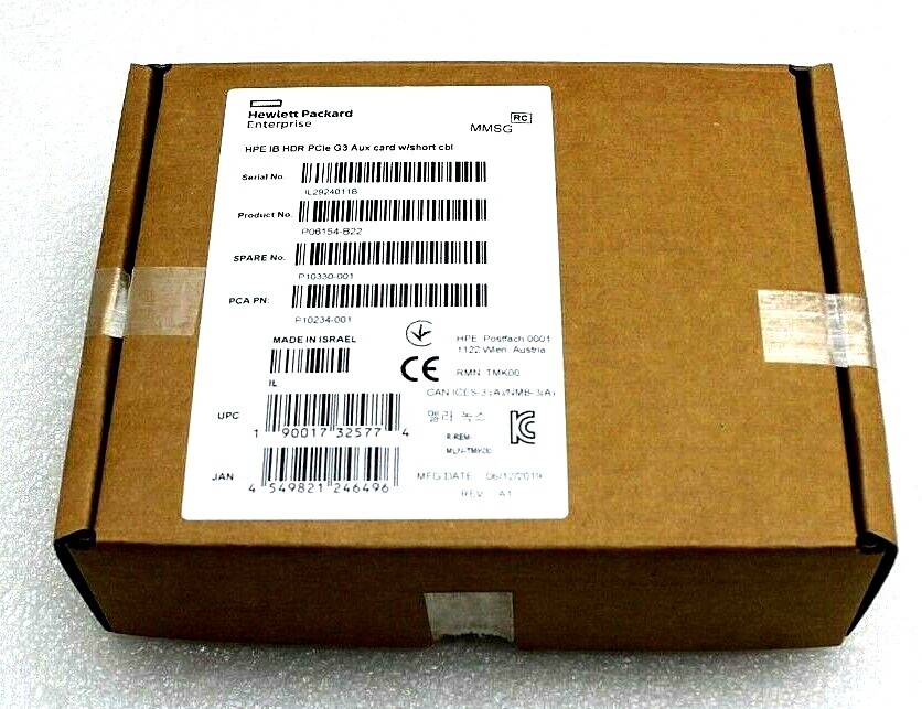 P10234-001 Mellanox Nvidia ConnectX-4/5/6 Extension Kit Auxiliary Card MTMK0012