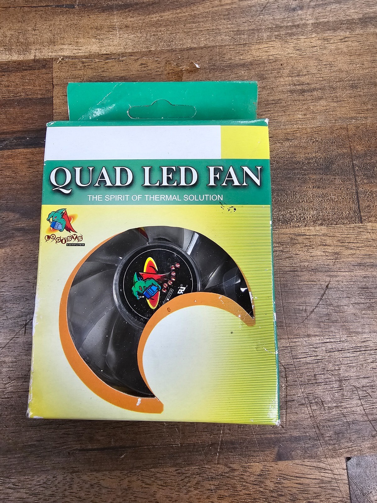 Logisys LT400GN 80mm Quad LED Green Case Fan 12V 2500RPM 32.5CFM PC Cooling Fan