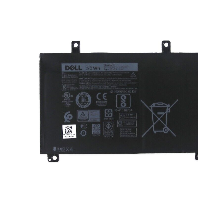 Genuine 56Wh H5H20 Battery For Dell XPS 15 9550 9560 5D91C Series Precision 5520