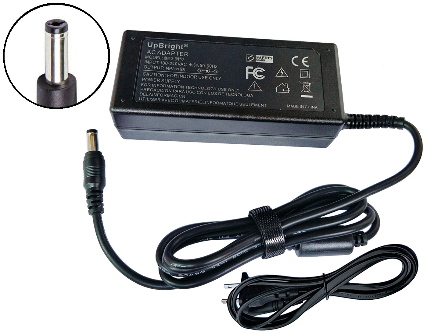 AC Adapter or Car For Energizer Arc3 ARC3BG 298W 300W Portable Power Station PSU