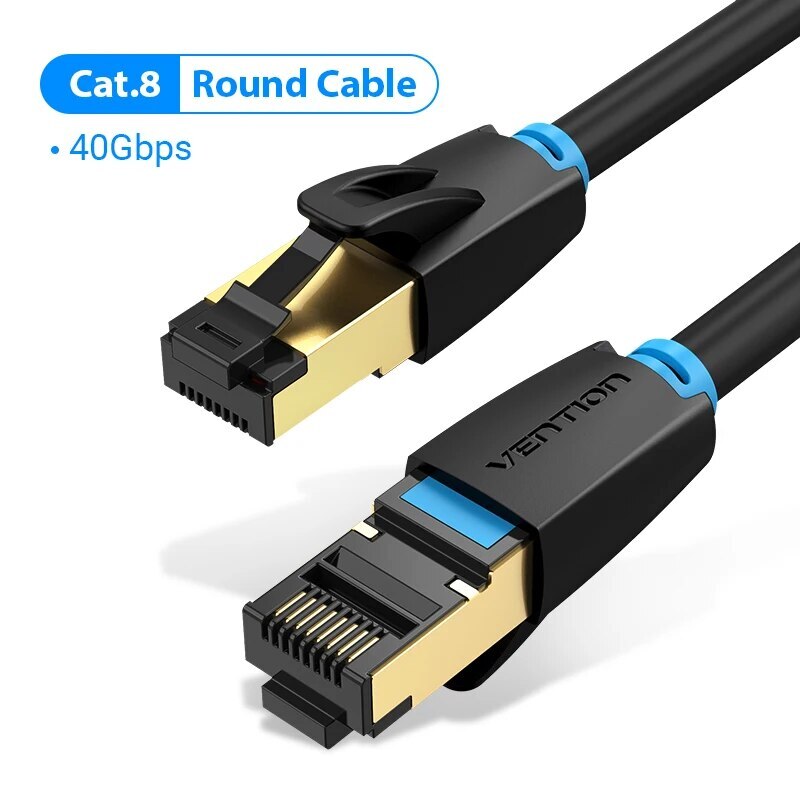 STTP CAT8 Shielded 2000MHz 40Gbps Ethernet LAN Cable Ultra High Speed Lead RJ45
