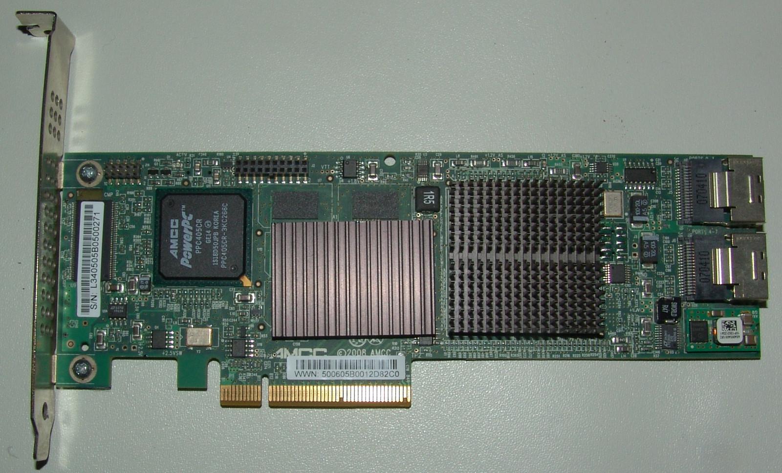 LSI 3ware 9690SA SAS / SATA hardware RAID controller RAID 0 / 1 / 5 / 6 / 10