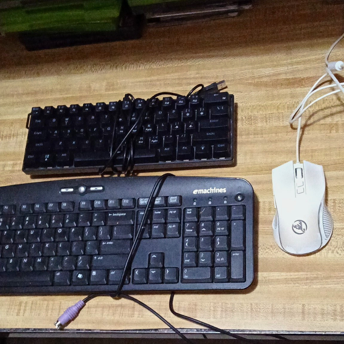 eMachines KB Keyboard+Mouse Lot of 3 Pieces 2 Keyboards and One Mouse Gaming PC