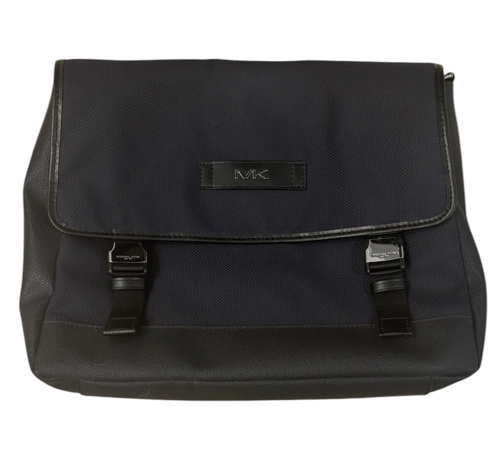 Michael Kors Messenger Laptop Bag Navy Blue Shoulder Strap