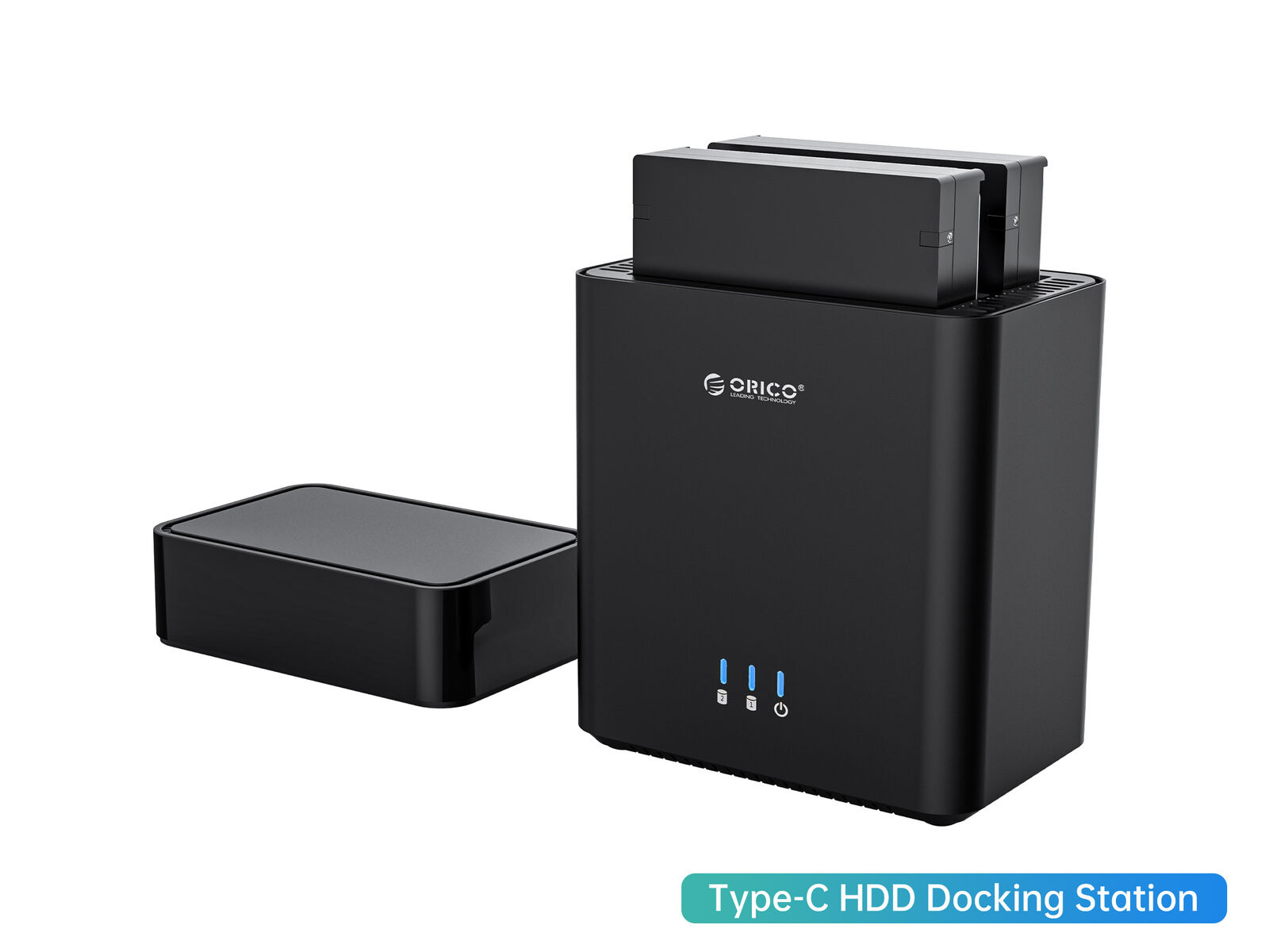ORICO 5 Bay Hard Drive Enclosure USB3.0/Type-C 3.5'' HDD Docking Station 5x18TB