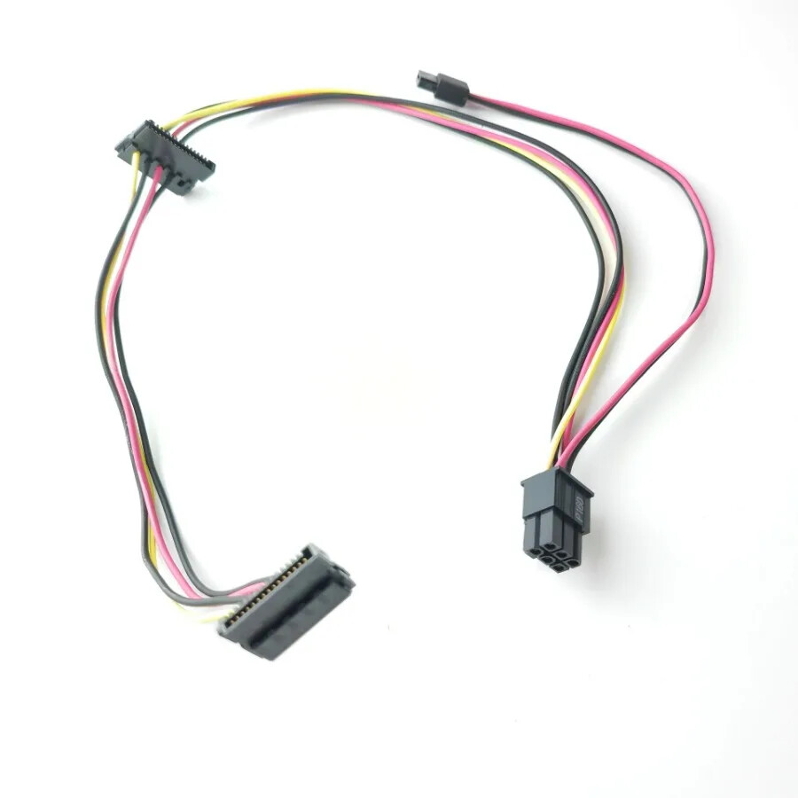 6P 15P SATA HDD SSD Optical Drive DVD ROM Power Cable for HP Prodesk 400 G5 SFF