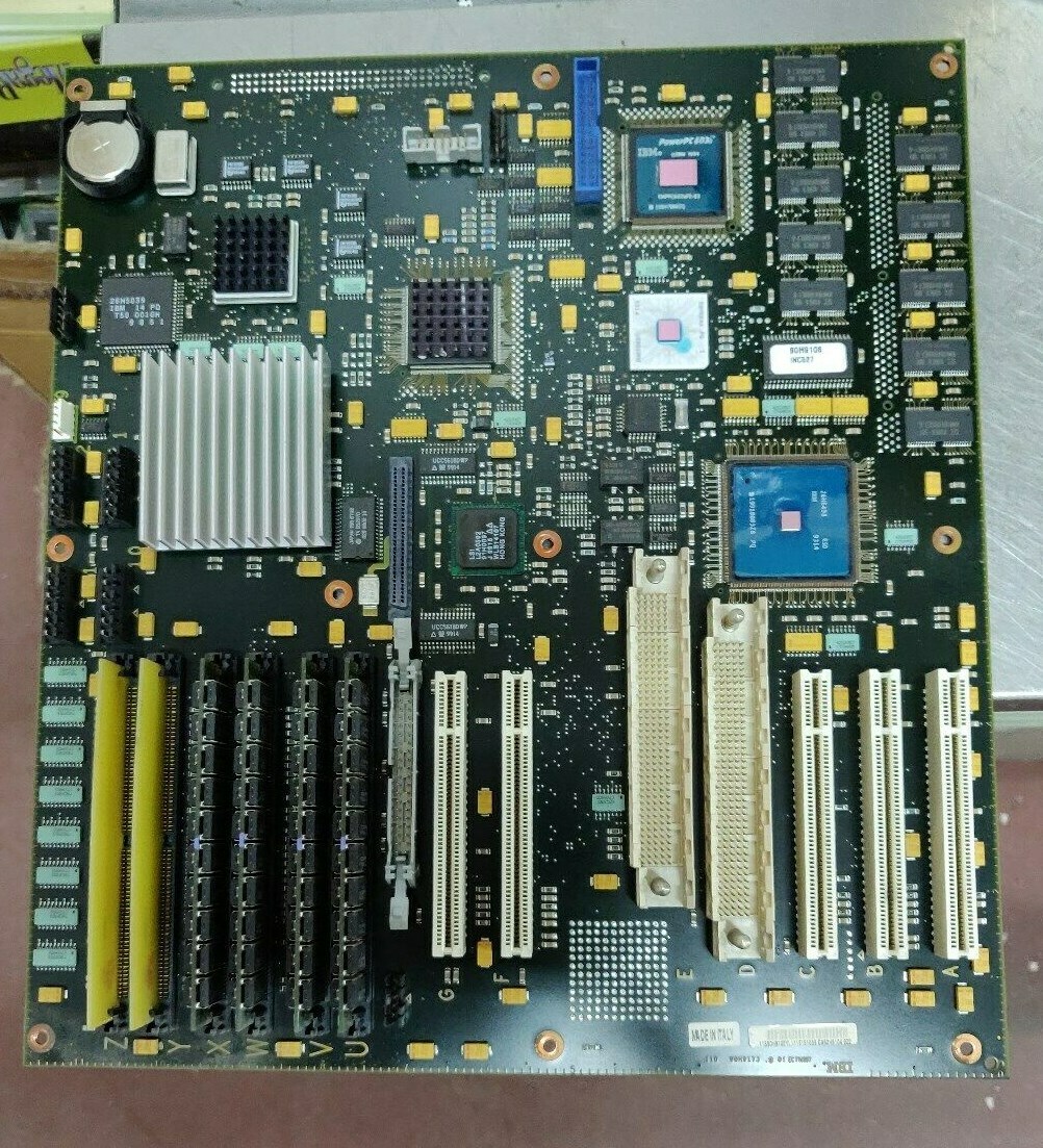 IBM 90H9106 / 90H9102 AS400 9401-150 Server Board with 4x 32MB SIMM 32G0728