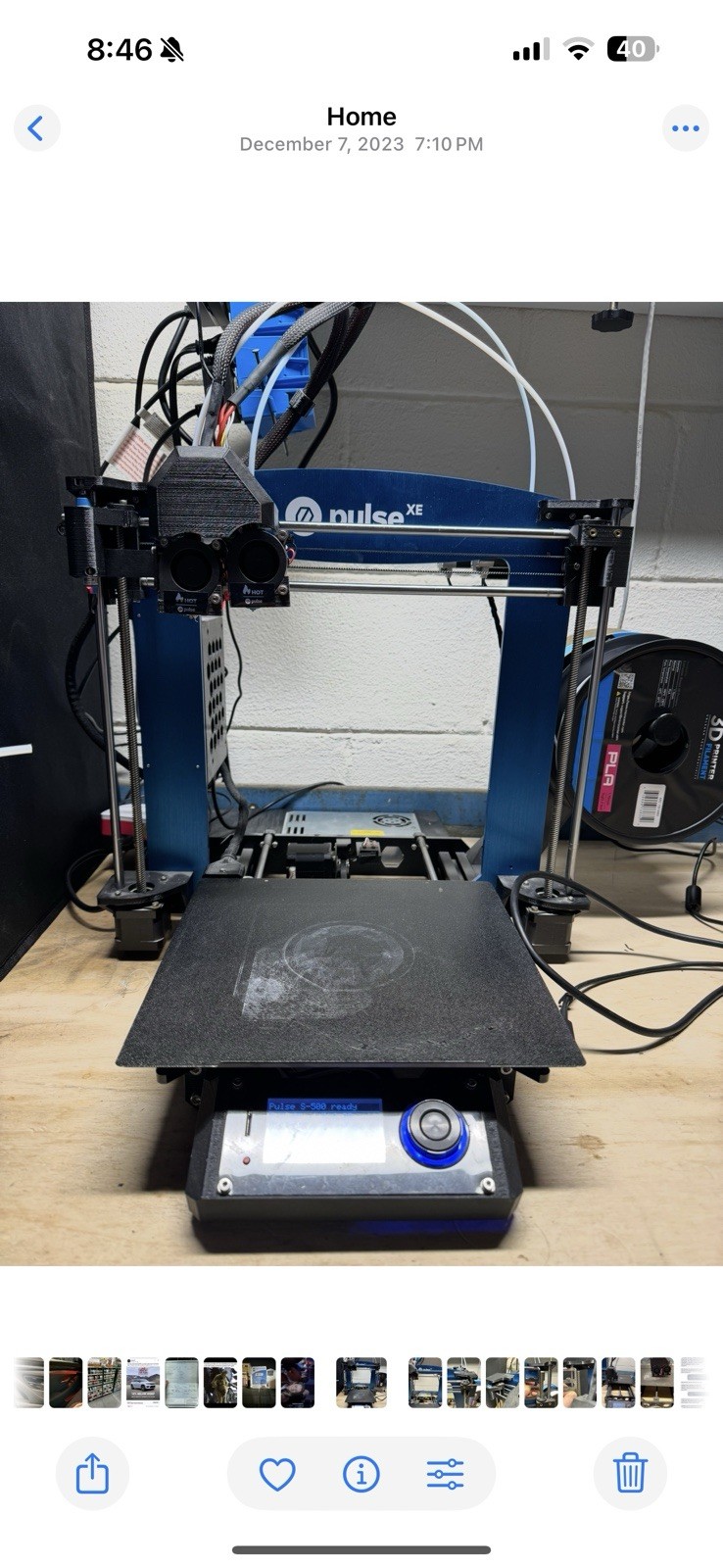 Pulse DXE S-500 Dual Extruder 3d Printer From Matterhackers