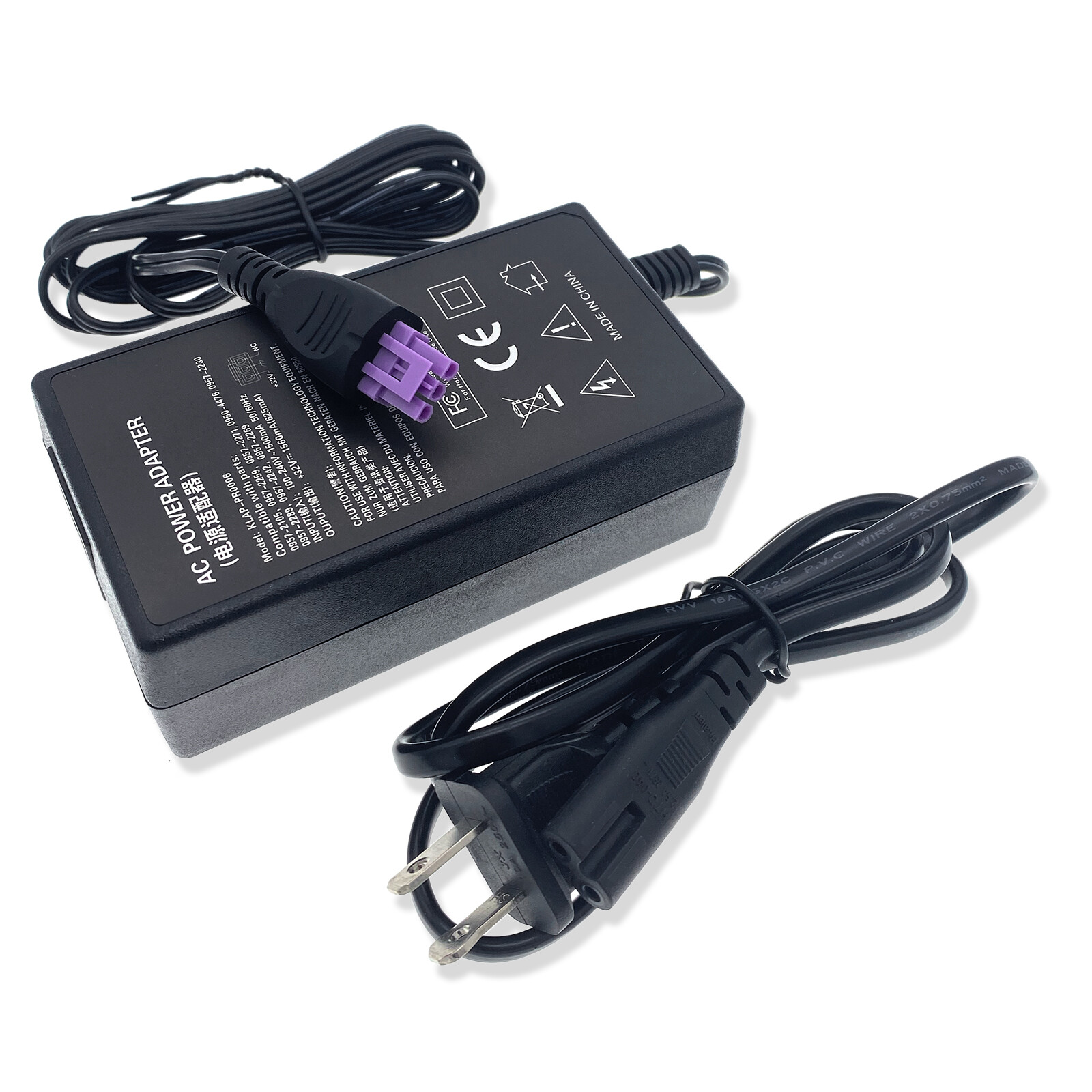 AC Adapter For HP PhotoSmart 8150 8450 8453 C6240 C6250 C6270 C6280 Power Supply