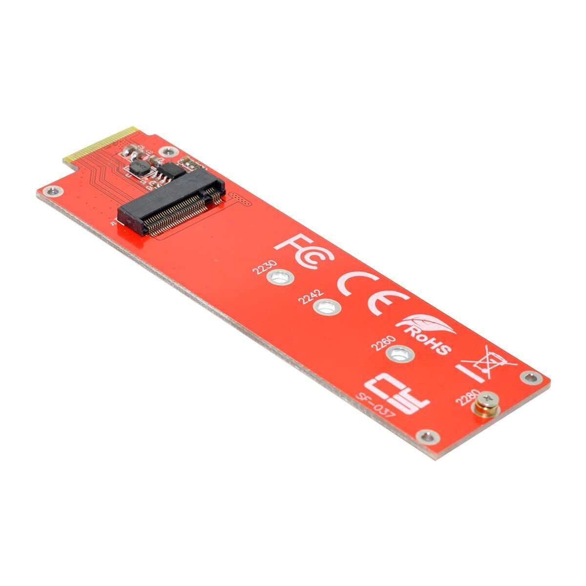 cablecc NVMe NGFF M-Key 4X Host Adapter to Ruler 1U GEN-Z EDSFF Short SSD E1....