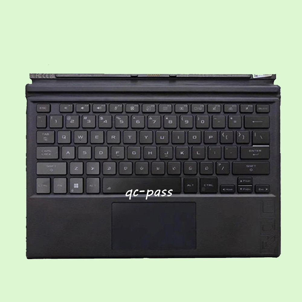 US For ASUS ROG X Flow Z13 GZ301ZA US Keyboard Palmrest w/ Backlit Cover