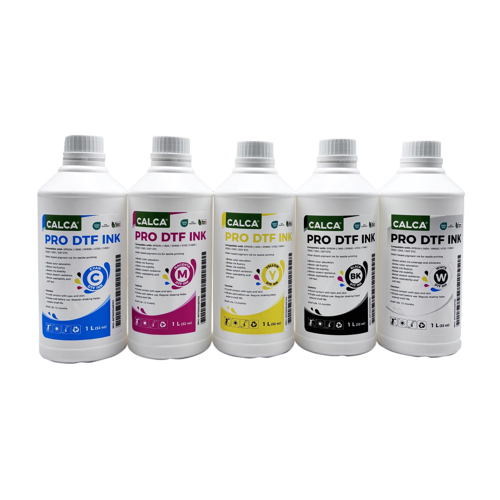 USA CALCA PRO 1L Direct to Transfer Film Ink for Printheads Water-based
