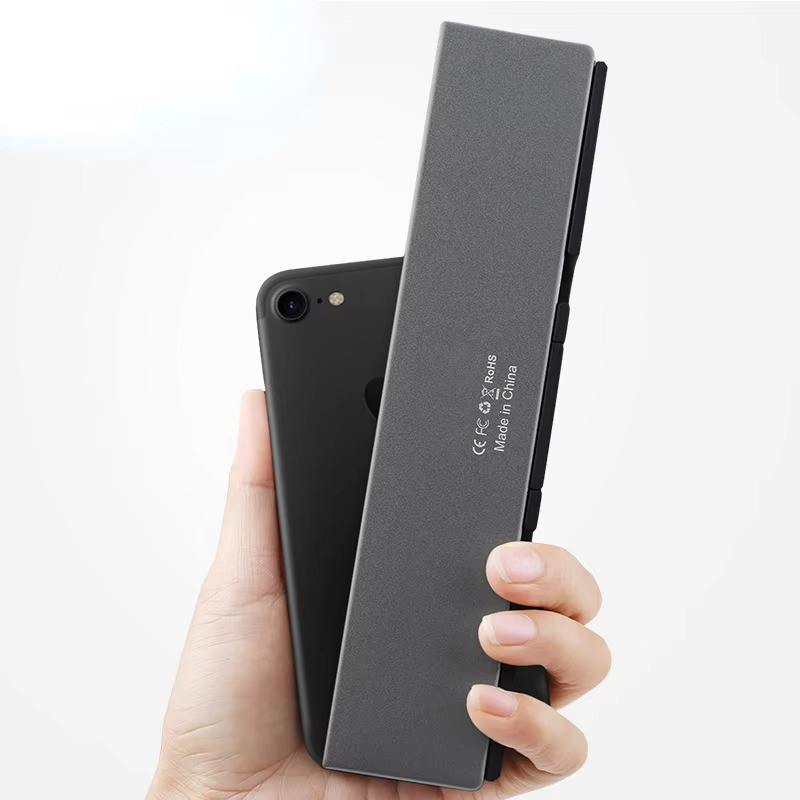 Mini Foldable Bluetooth Keyboard - Wireless With Stand - Portable