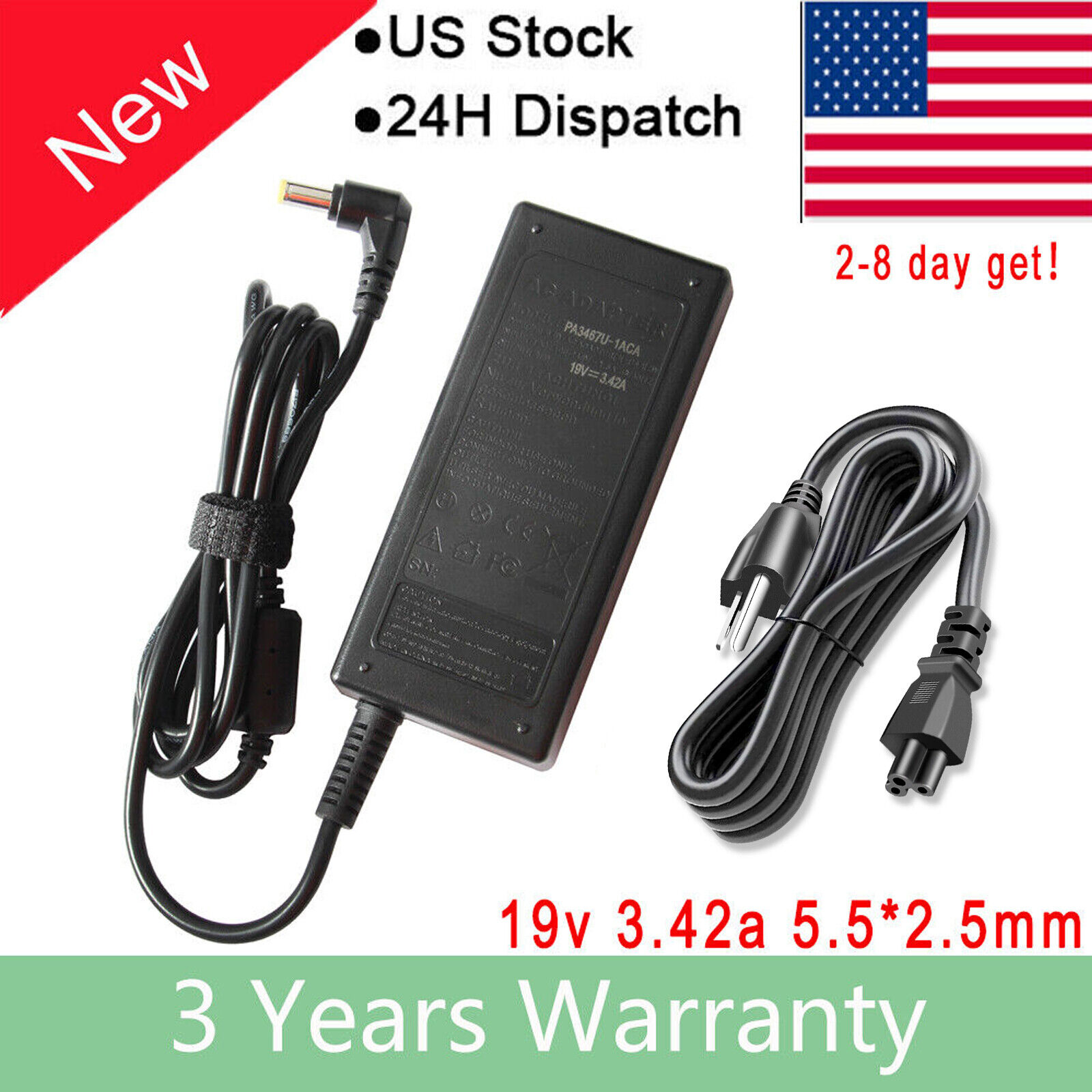 AC Adapter Charger For Toshiba Tecra C50-B1500 C50-B1503 Z40-A1410 Z40-A1402 FCS