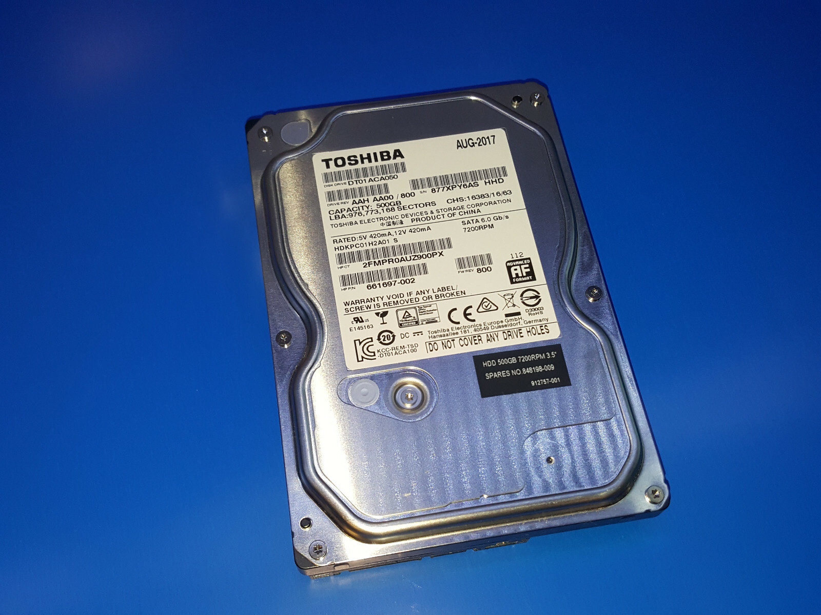 HP Compaq dx2400 - 500GB SATA Hard Drive - Windows 7 Home Premium 32 bit 