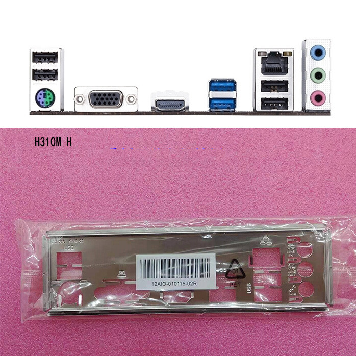 1PCS H310M H FOR GIGABYTE IO I/O SHIELD Back Plate BackPlate