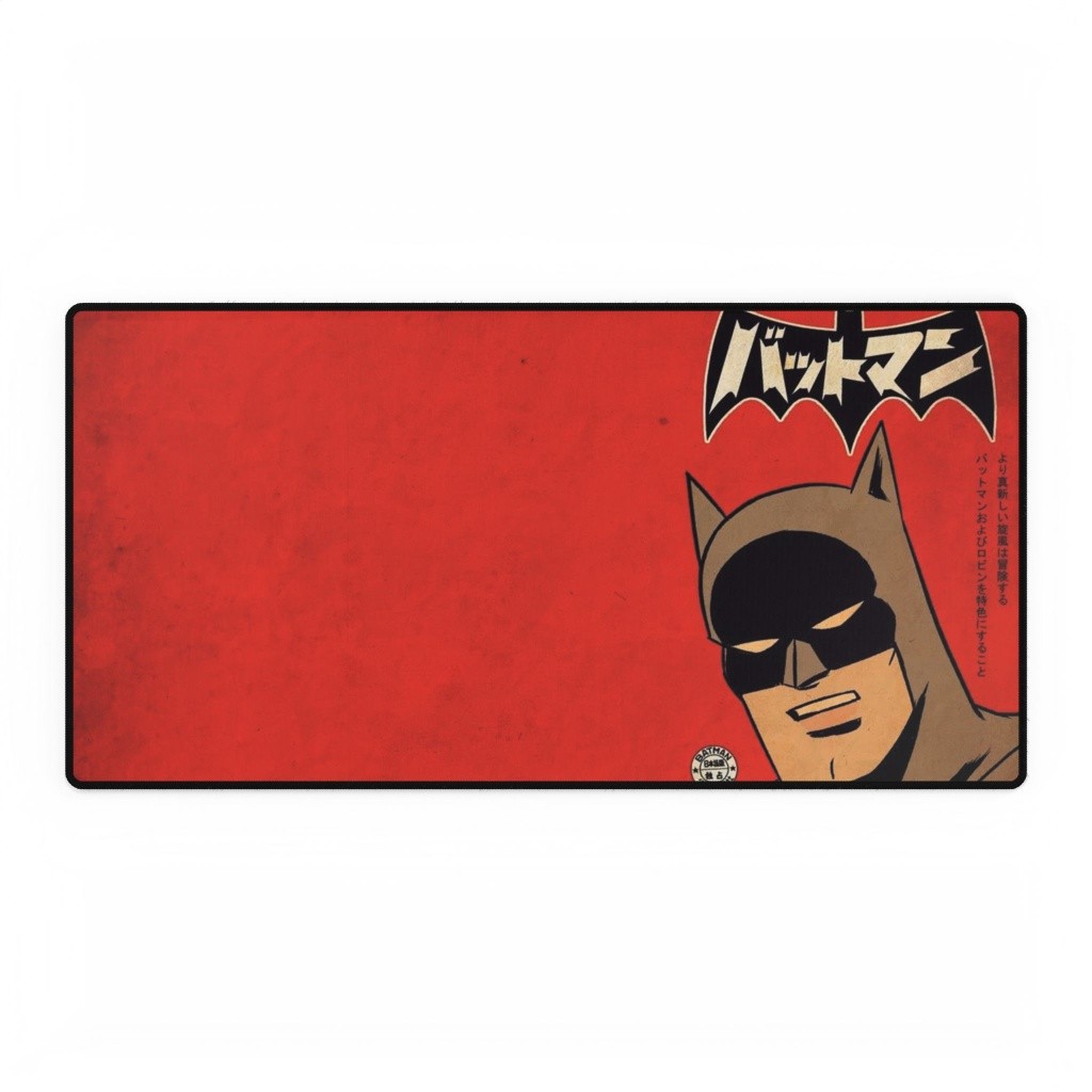 DC Comics Batman Japanese Logo Movie Logo Mouse Pad Desk Mats