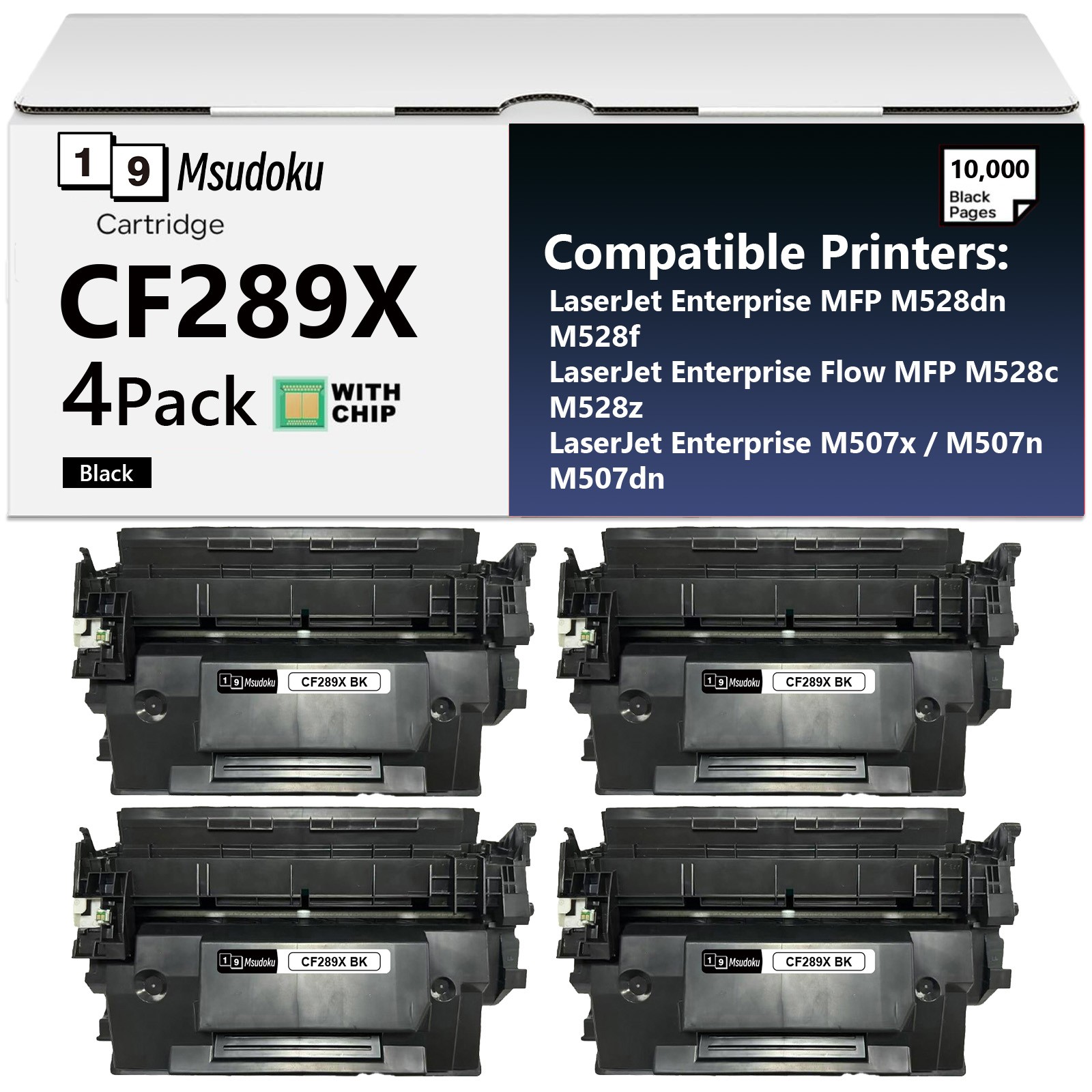 CF289X 89X Toner Cartridge Compatible for HP MFP M528dn M528f M507 [With Chip]