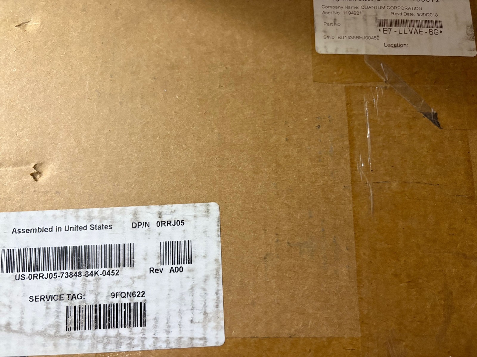 DELL PowerVault 124T Tape Autoloader ED-L2NAE-BG LTO4 SAS 08C3CT PV124T RRJ05