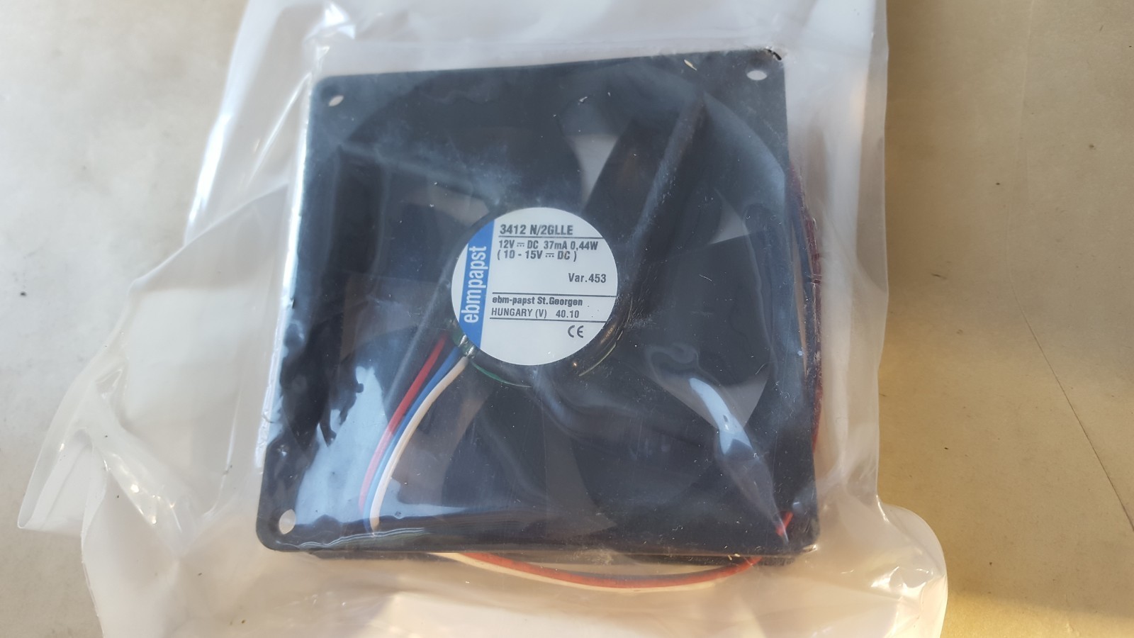 EBM PAPST 3412 N/2GLLE 12V FAN (U10.1B4)